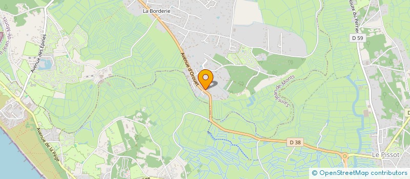 localisation de l'entreprise MACONNERIE DE BOLLIVIER à SAINT-JEAN-DE-MONTS