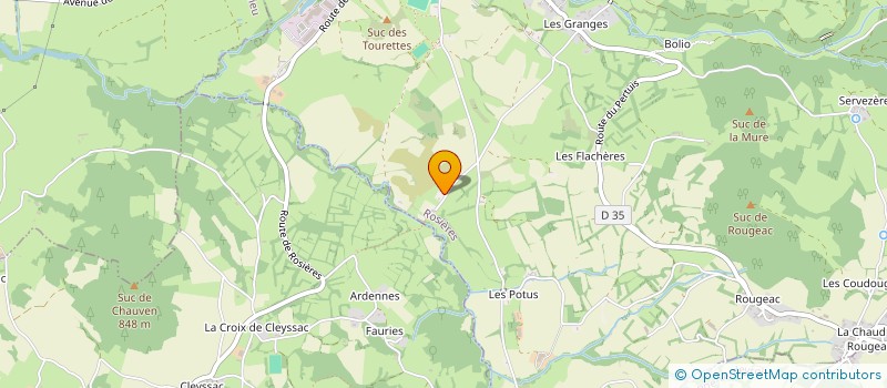 localisation de l'entreprise MACONNERIE DE L'EMBLAVEZ  BEAULIEU