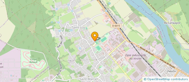 localisation de l'entreprise MACONNERIE DE VERNON  LA CHAPELLE-LONGUEVILLE