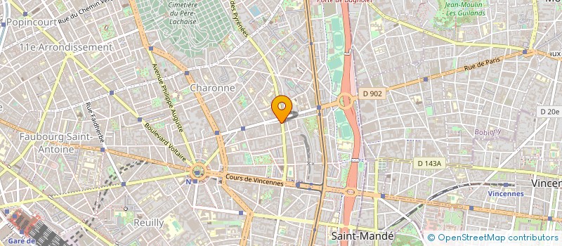 localisation de l'entreprise MACONNERIE DEMOLITION SANITAIRE à PARIS