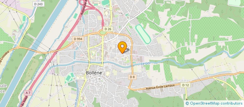 localisation de l'entreprise MACONNERIE DES GRES à BOLLENE