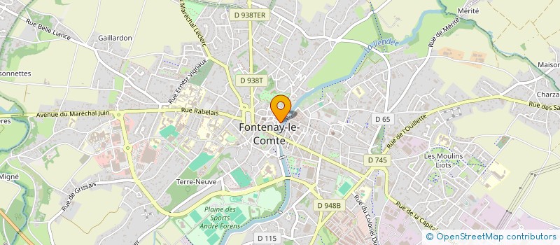 localisation de l'entreprise MACONNERIE DES MARAIS  FONTENAY-LE-COMTE