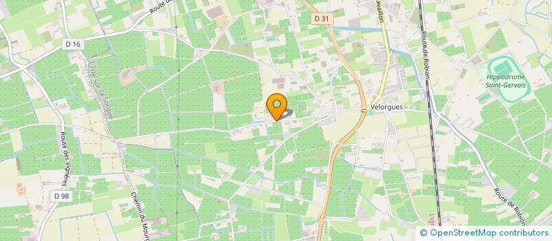 localisation de l'entreprise MACONNERIE DES SORGUES à L'ISLE-SUR-LA-SORGUE