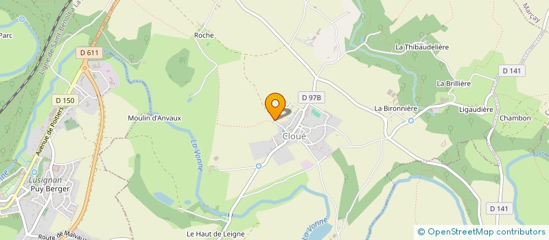 localisation de l'entreprise MACONNERIE DESSAULT DAVID  CLOUE