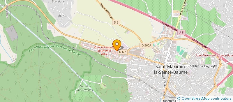 localisation de l'entreprise MACONNERIE DSC à SAINT-MAXIMIN-LA-SAINTE-BAUME