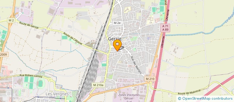 localisation de l'entreprise MACONNERIE DSN  GERZAT