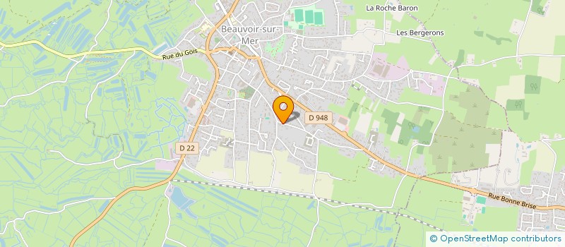 localisation de l'entreprise MACONNERIE DU GOIS à BEAUVOIR-SUR-MER