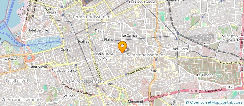 localisation de l'entreprise MACONNERIE DU MIDI à MARSEILLE