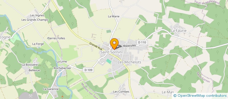 localisation de l'entreprise MACONNERIE DU MONTBRONNAIS à SAINT-SORNIN