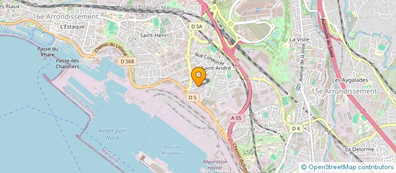 localisation de l'entreprise MACONNERIE DU SUD à MARSEILLE