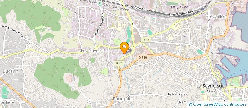 localisation de l'entreprise MACONNERIE DU SUD EST à LA SEYNE-SUR-MER