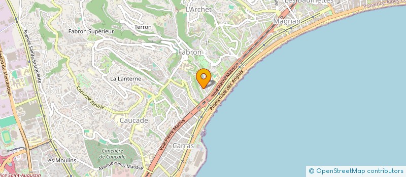 localisation de l'entreprise MACONNERIE DU SUD EST  NICE