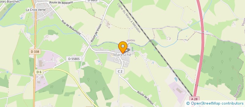 localisation de l'entreprise MACONNERIE DUGUE  MARESCHE