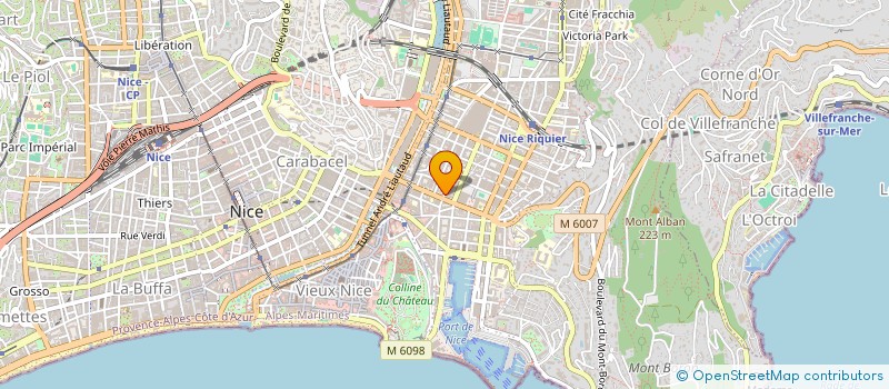localisation de l'entreprise MACONNERIE ET PEINTURE DES ALPES MARITIMES  NICE