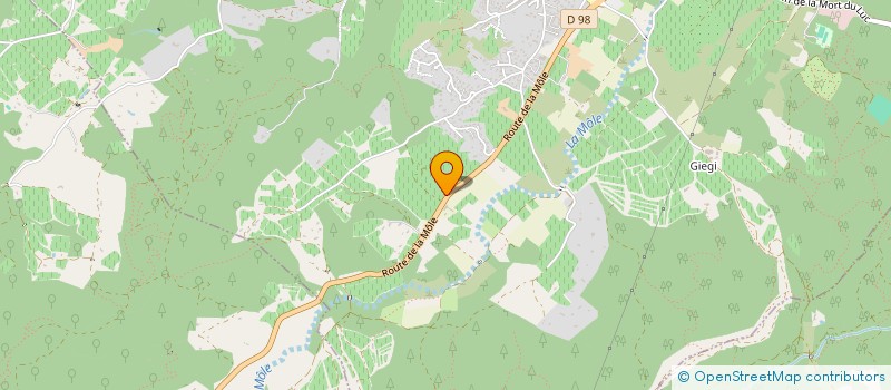 localisation de l'entreprise MACONNERIE ET TERRASSEMENT DES MAURES à COGOLIN