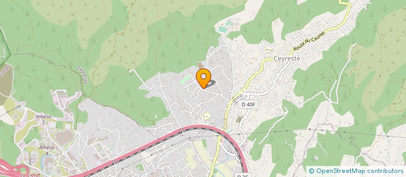 localisation de l'entreprise MACONNERIE ET TRAVAUX DU BATIMENT à CEYRESTE