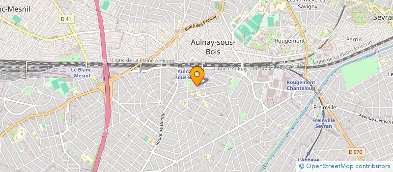 localisation de l'entreprise MACONNERIE ETANCHEITE RAVALEMENT à AULNAY-SOUS-BOIS