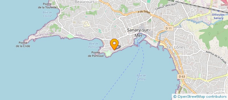 localisation de l'entreprise MACONNERIE ETUDES LUPIS à SANARY-SUR-MER