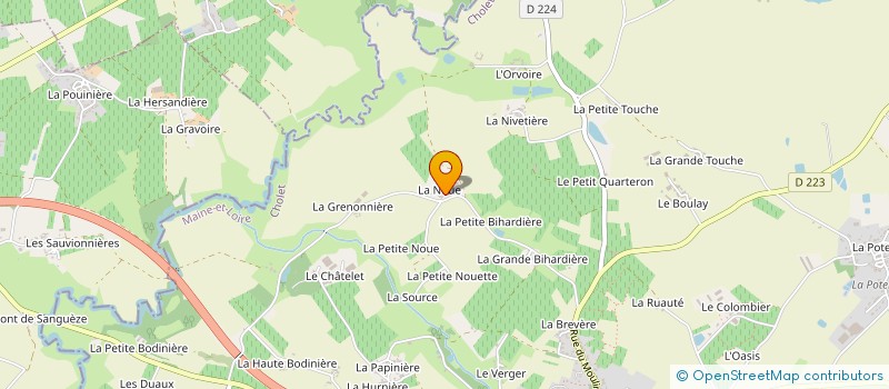 localisation de l'entreprise MACONNERIE FANOUILLERE ALEXIS  SEVREMOINE