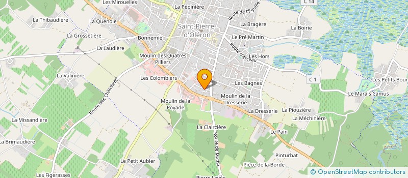 localisation de l'entreprise MACONNERIE FAYED  SAINT-PIERRE-D'OLERON