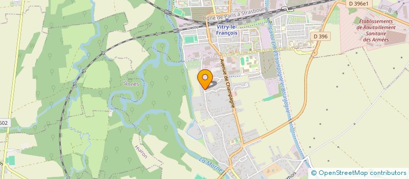 localisation de l'entreprise MACONNERIE GEN DEMOLITION POSE BARBECUES  VITRY LE FRANCOIS