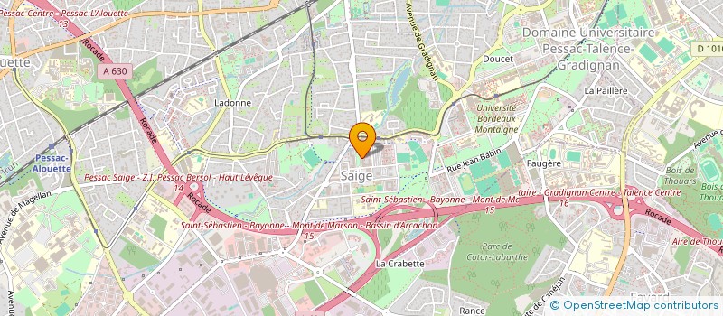 localisation de l'entreprise MACONNERIE GENERALE ARMATURE à PESSAC