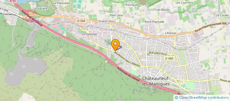 localisation de l'entreprise MACONNERIE GENERALE BENMOHRA à CHATEAUNEUF-LES-MARTIGUES