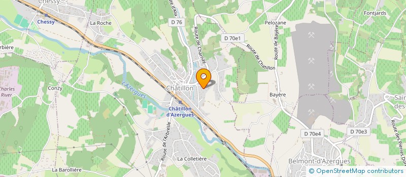 localisation de l'entreprise MACONNERIE GENERALE BETON ARME à CHATILLON