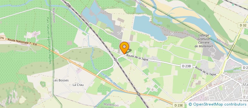 localisation de l'entreprise MACONNERIE GENERALE CABUZEL  MALLEMORT