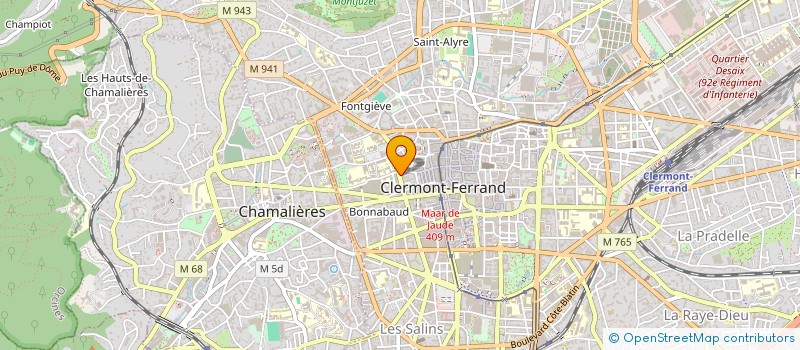 localisation de l'entreprise MACONNERIE GENERALE CUNHA à CLERMONT-FERRAND