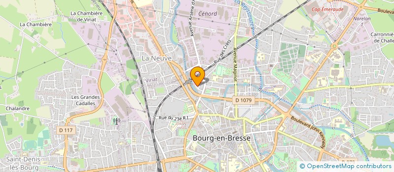 localisation de l'entreprise MACONNERIE GENERALE DE BATIMENT à BOURG-EN-BRESSE