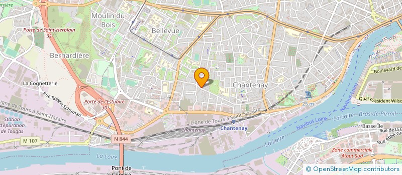 localisation de l'entreprise MACONNERIE GENERALE DE L'OUEST à NANTES