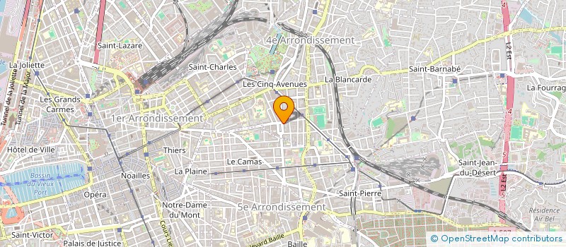 localisation de l'entreprise MACONNERIE GENERALE DE PROVENCE à MARSEILLE