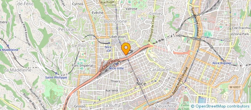 localisation de l'entreprise MACONNERIE GENERALE DU SUD  NICE