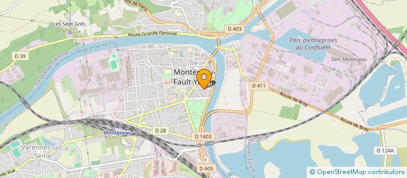 localisation de l'entreprise MACONNERIE GENERALE GONCALVES  MONTEREAU-FAULT-YONNE