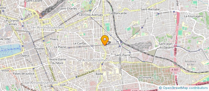 localisation de l'entreprise MACONNERIE GENERALE IDI à MARSEILLE