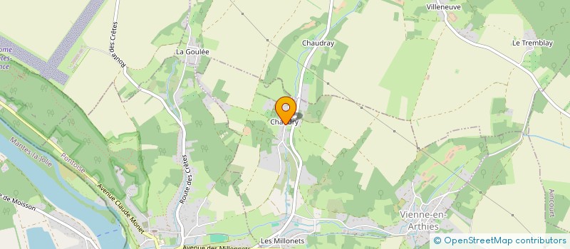 localisation de l'entreprise MACONNERIE GENERALE ILLIEN à VIENNE-EN-ARTHIES