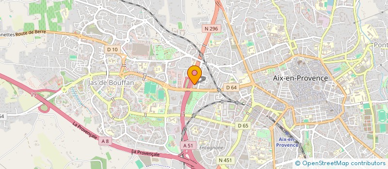 localisation de l'entreprise MACONNERIE GENERALE M.G (M.G.M.G.)  AIX EN PROVENCE