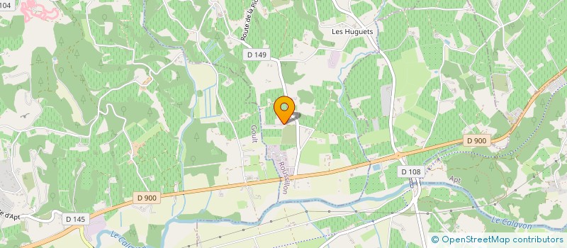 localisation de l'entreprise MACONNERIE GENERALE MOLINAS  GORDES