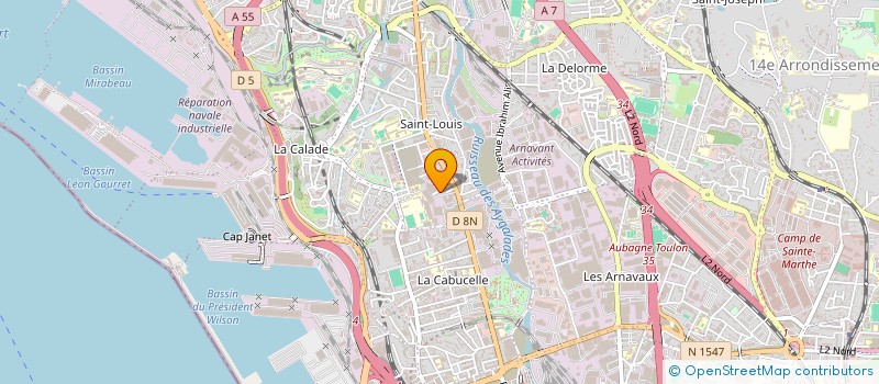 localisation de l'entreprise MACONNERIE GENERALE MT à MARSEILLE