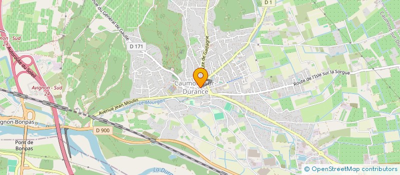 localisation de l'entreprise MACONNERIE GENERALE PECQUEUX  CAUMONT-SUR-DURANCE