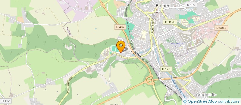 localisation de l'entreprise MACONNERIE GENERALE TERRASSEMENT RENOVATION  BOLBEC