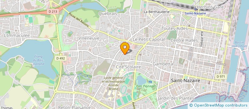 localisation de l'entreprise MACONNERIE GENIE CIVIL DE L ESTUAIRE à SAINT-NAZAIRE