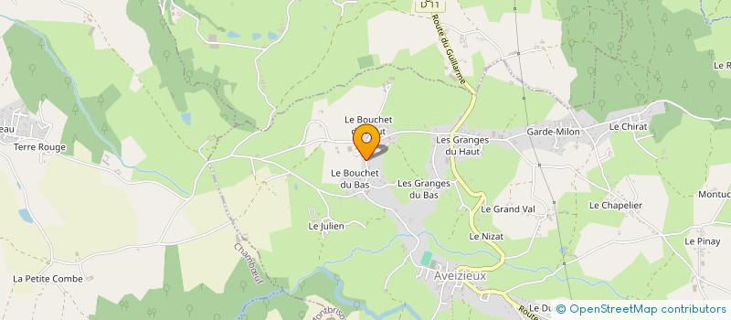 localisation de l'entreprise MACONNERIE GRANGE PERE ET FILS à AVEIZIEUX