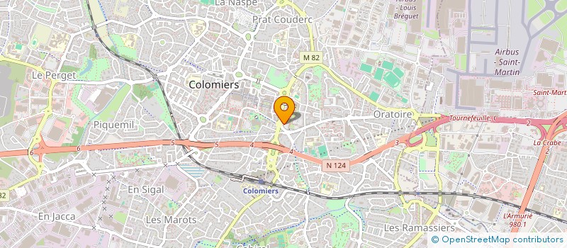 localisation de l'entreprise MACONNERIE HABITATION PROFESSIONNELLE à COLOMIERS