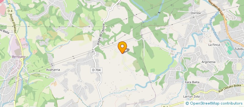 localisation de l'entreprise MACONNERIE HIRIART DOMINIQUE  URRUGNE