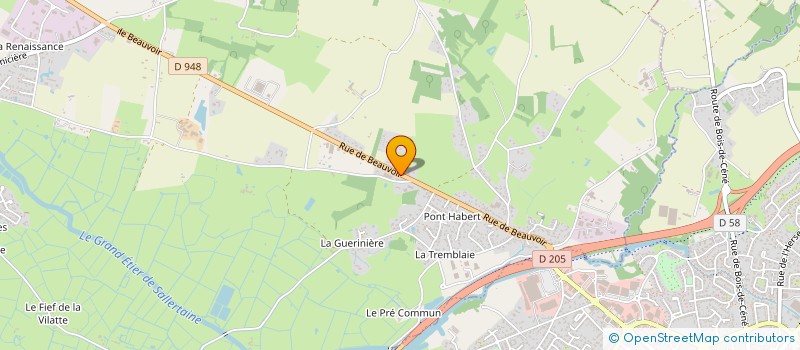 localisation de l'entreprise MACONNERIE HNR à SALLERTAINE
