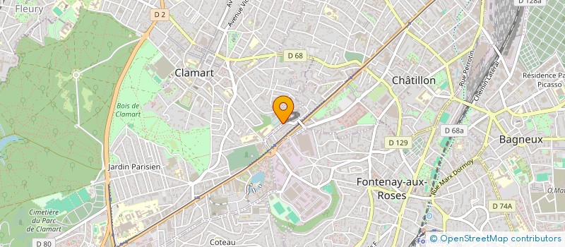 localisation de l'entreprise MACONNERIE HUBERT SCOP à CLAMART