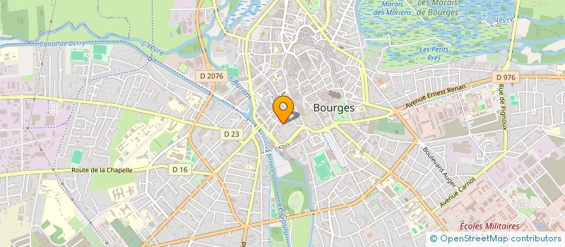 localisation de l'entreprise MACONNERIE INSTALLATION DE PISCINES à BOURGES