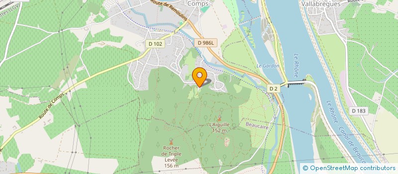 localisation de l'entreprise MACONNERIE J & M  COMPS